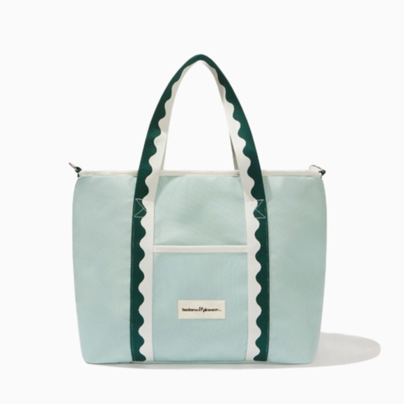 🆕BUSINESS & PLEASURE CO. Cooler Tote Bag in Rivie Green - Picture 2 of 10